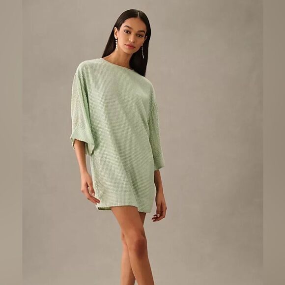 Anthropologie Dresses & Skirts - Anthropologie Let Me Be Sequin Shift Mini Dress NWT